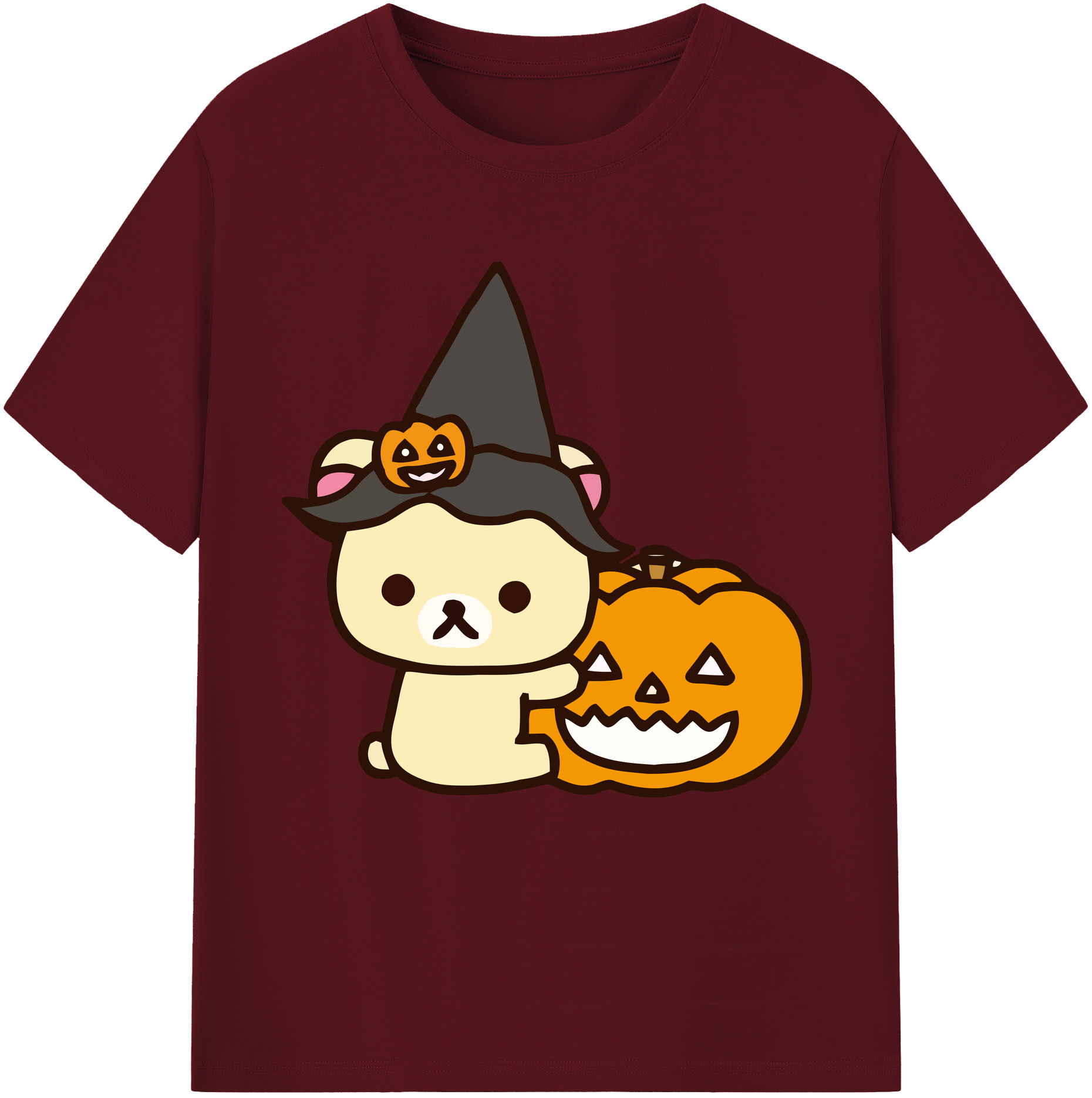 （画像用） リラックマ リラックマ キイロイトリ Rilakkuma Korilakkuma Kiiroitori 綿100％半袖Tシャツ（フロントプリント）